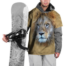 Накидка на куртку 3D с принтом Лев в Санкт-Петербурге, 100% полиэстер |  | Тематика изображения на принте: голова | животные | кошка | лев | львица | природа | хищник