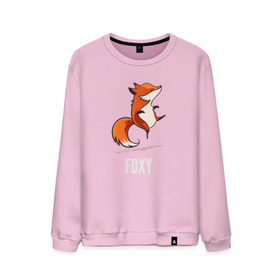 Мужской свитшот хлопок с принтом Лиса в Санкт-Петербурге, 100% хлопок |  | fox | foxy | лис | лиса | лисица | лисичка | лисы | с лисой | танцующая | фокс