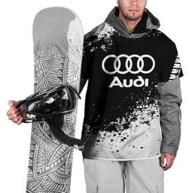 Накидка на куртку 3D с принтом Audi abstract sport в Санкт-Петербурге, 100% полиэстер |  | Тематика изображения на принте: ауди | кольца | лого | машина