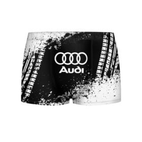 Мужские трусы 3D с принтом Audi abstract sport в Санкт-Петербурге, 50% хлопок, 50% полиэстер | классическая посадка, на поясе мягкая тканевая резинка | ауди | кольца | лого | машина