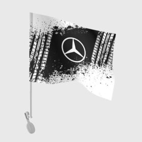 Флаг для автомобиля с принтом Mercedes abstract sport в Санкт-Петербурге, 100% полиэстер | Размер: 30*21 см | auto | automobile | car | machine | mercedes | motor | motor car | sport car | автомашина | бренд | легковой автомобиль | марка | спортивный автомобиль | тачка