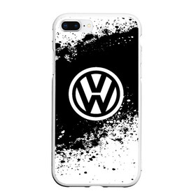 Чехол для iPhone 7Plus/8 Plus матовый с принтом Volkswagen abstract sport в Санкт-Петербурге, Силикон | Область печати: задняя сторона чехла, без боковых панелей | Тематика изображения на принте: auto | automobile | car | machine | motor | motor car | sport car | volkswagen | автомашина | бренд | легковой автомобиль | марка | спортивный автомобиль | тачка