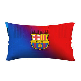 Подушка 3D антистресс с принтом FC Barcelona color sport в Санкт-Петербурге, наволочка — 100% полиэстер, наполнитель — вспененный полистирол | состоит из подушки и наволочки на молнии | football | soccer | барселона