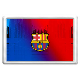 Магнит 45*70 с принтом FC Barcelona color sport в Санкт-Петербурге, Пластик | Размер: 78*52 мм; Размер печати: 70*45 | football | soccer | барселона