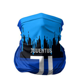 Бандана-труба 3D с принтом FC Juventus color abstract в Санкт-Петербурге, 100% полиэстер, ткань с особыми свойствами — Activecool | плотность 150‒180 г/м2; хорошо тянется, но сохраняет форму | Тематика изображения на принте: 