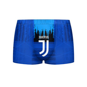 Мужские трусы 3D с принтом FC Juventus color abstract в Санкт-Петербурге, 50% хлопок, 50% полиэстер | классическая посадка, на поясе мягкая тканевая резинка | 