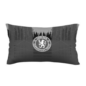 Подушка 3D антистресс с принтом FC Chelsea abstract color в Санкт-Петербурге, наволочка — 100% полиэстер, наполнитель — вспененный полистирол | состоит из подушки и наволочки на молнии | football | soccer | челси