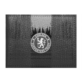 Обложка для студенческого билета с принтом FC Chelsea abstract color в Санкт-Петербурге, натуральная кожа | Размер: 11*8 см; Печать на всей внешней стороне | football | soccer | челси