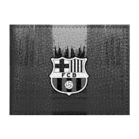 Обложка для студенческого билета с принтом FC Barcelona abstract color в Санкт-Петербурге, натуральная кожа | Размер: 11*8 см; Печать на всей внешней стороне | 