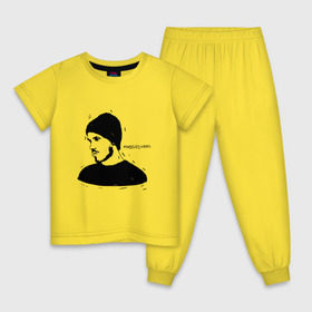 Детская пижама хлопок с принтом Mnogoznaal_9 в Санкт-Петербурге, 100% хлопок |  брюки и футболка прямого кроя, без карманов, на брюках мягкая резинка на поясе и по низу штанин
 | mnogoznaal | максим лазин | многознаал