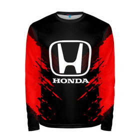 Мужской лонгслив 3D с принтом HONDA SPORT COLLECTION в Санкт-Петербурге, 100% полиэстер | длинные рукава, круглый вырез горловины, полуприлегающий силуэт | auto | automobile | car | honda | machine | motor | motor car | sport car | автомашина | бренд | легковой автомобиль | марка | спортивный автомобиль | тачка | хонда