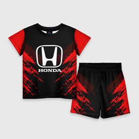 Детский костюм с шортами 3D с принтом HONDA SPORT COLLECTION в Санкт-Петербурге,  |  | Тематика изображения на принте: auto | automobile | car | honda | machine | motor | motor car | sport car | автомашина | бренд | легковой автомобиль | марка | спортивный автомобиль | тачка | хонда