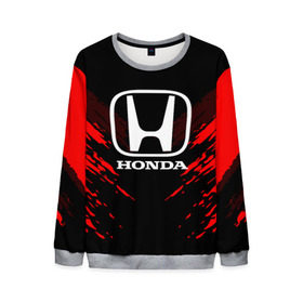 Мужской свитшот 3D с принтом HONDA SPORT COLLECTION в Санкт-Петербурге, 100% полиэстер с мягким внутренним слоем | круглый вырез горловины, мягкая резинка на манжетах и поясе, свободная посадка по фигуре | Тематика изображения на принте: auto | automobile | car | honda | machine | motor | motor car | sport car | автомашина | бренд | легковой автомобиль | марка | спортивный автомобиль | тачка | хонда