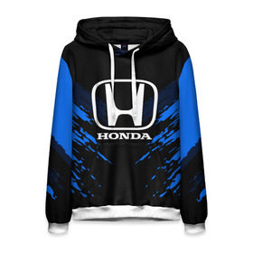 Мужская толстовка 3D с принтом HONDA SPORT COLLECTION в Санкт-Петербурге, 100% полиэстер | двухслойный капюшон со шнурком для регулировки, мягкие манжеты на рукавах и по низу толстовки, спереди карман-кенгуру с мягким внутренним слоем. | auto | automobile | car | honda | machine | motor | motor car | sport car | автомашина | бренд | легковой автомобиль | марка | спортивный автомобиль | тачка | хонда