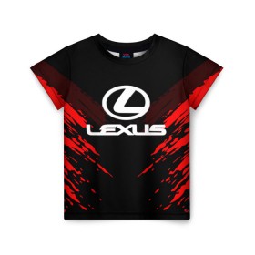 Детская футболка 3D с принтом LEXUS SPORT COLLECTION в Санкт-Петербурге, 100% гипоаллергенный полиэфир | прямой крой, круглый вырез горловины, длина до линии бедер, чуть спущенное плечо, ткань немного тянется | Тематика изображения на принте: auto | automobile | car | lexus | machine | motor | motor car | sport car | автомашина | бренд | легковой автомобиль | марка | спортивный автомобиль | тачка