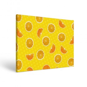 Холст прямоугольный с принтом Апельсиновое настроение в Санкт-Петербурге, 100% ПВХ |  | Тематика изображения на принте: апельсин