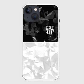 Чехол для iPhone 13 с принтом FC BARCELONA (BARCA) | ФК БАРСЕЛОНА в Санкт-Петербурге,  |  | fc | fc barcelona | fcb | fly emirates | ronaldo | абстракция | барселона | геометрия | зож | клуб | месси | мяч | реал мадрид | спорт | спортивные | футбол | футбольный клуб | эмблема