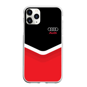 Чехол для iPhone 11 Pro матовый с принтом Audi Black & Red в Санкт-Петербурге, Силикон |  | audi | ауди | кольца | красный | машина | черный