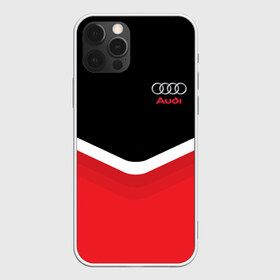 Чехол для iPhone 12 Pro Max с принтом Audi Black & Red в Санкт-Петербурге, Силикон |  | Тематика изображения на принте: audi | ауди | кольца | красный | машина | черный