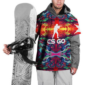 Накидка на куртку 3D с принтом Скоростной зверь CS GO в Санкт-Петербурге, 100% полиэстер |  | Тематика изображения на принте: hyper beast | кс го | скоростной зверь