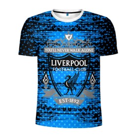 Мужская футболка 3D спортивная с принтом Liverpool sport uniform в Санкт-Петербурге, 100% полиэстер с улучшенными характеристиками | приталенный силуэт, круглая горловина, широкие плечи, сужается к линии бедра | football | soccer | ливерпуль