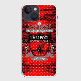 Чехол для iPhone 13 mini с принтом Liverpool sport uniform в Санкт-Петербурге,  |  | football | soccer | ливерпуль
