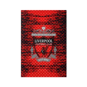 Обложка для паспорта матовая кожа с принтом Liverpool sport uniform в Санкт-Петербурге, натуральная матовая кожа | размер 19,3 х 13,7 см; прозрачные пластиковые крепления | football | soccer | ливерпуль