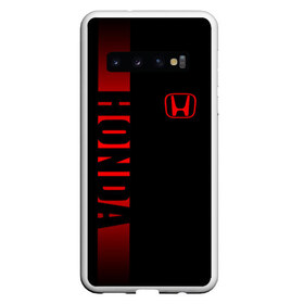 Чехол для Samsung Galaxy S10 с принтом HONDA SPORT в Санкт-Петербурге, Силикон | Область печати: задняя сторона чехла, без боковых панелей | auto | honda | авто | автомобиль | бренд | марка | машины | хонда автомобильные