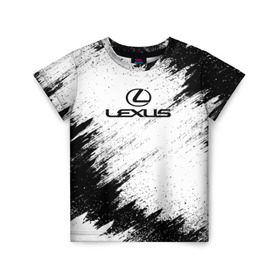 Детская футболка 3D с принтом Lexus в Санкт-Петербурге, 100% гипоаллергенный полиэфир | прямой крой, круглый вырез горловины, длина до линии бедер, чуть спущенное плечо, ткань немного тянется | auto | car | lexus | race | авто | гонки | краска | краски | лексус | марка | машина