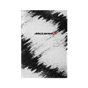 Обложка для паспорта матовая кожа с принтом McLaren в Санкт-Петербурге, натуральная матовая кожа | размер 19,3 х 13,7 см; прозрачные пластиковые крепления | auto | car | mclaren | race | авто | гонки | краска | краски | макларен | марка | машина