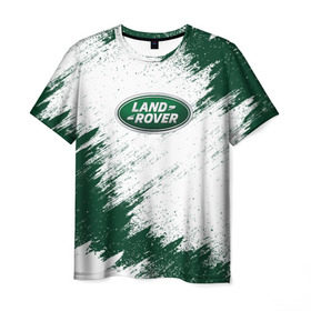 Мужская футболка 3D с принтом LAND ROVER в Санкт-Петербурге, 100% полиэфир | прямой крой, круглый вырез горловины, длина до линии бедер | auto | car | land | race | rover | авто | гонки | краска | краски | лэнд | марка | машина | ровер