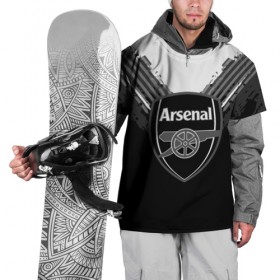 Накидка на куртку 3D с принтом Arsenal abstract original в Санкт-Петербурге, 100% полиэстер |  | Тематика изображения на принте: football | soccer | арсенал
