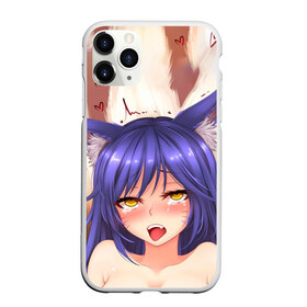 Чехол для iPhone 11 Pro матовый с принтом Язык в Санкт-Петербурге, Силикон |  | ahegao | anime | аниме | ахегао