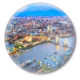 Значок с принтом Лондон в Санкт-Петербурге,  металл | круглая форма, металлическая застежка в виде булавки | Тематика изображения на принте: england | london | англия | великобритания | город | европа | королевство | лондон | мегаполис | путешествие | столица | туризм