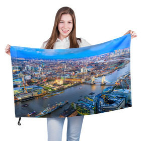 Флаг 3D с принтом Лондон в Санкт-Петербурге, 100% полиэстер | плотность ткани — 95 г/м2, размер — 67 х 109 см. Принт наносится с одной стороны | england | london | англия | великобритания | город | европа | королевство | лондон | мегаполис | путешествие | столица | туризм