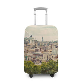Чехол для чемодана 3D с принтом Рим в Санкт-Петербурге, 86% полиэфир, 14% спандекс | двустороннее нанесение принта, прорези для ручек и колес | italy | rome | архитектура | европа | история | италия | отдых | отпуск | приключение | путешествие | рим | экскурсия
