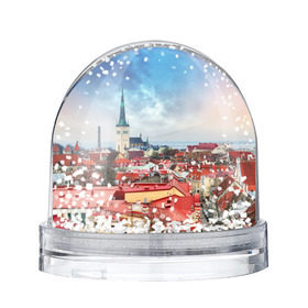 Водяной шар с принтом Таллин (Эстония) в Санкт-Петербурге, Пластик | Изображение внутри шара печатается на глянцевой фотобумаге с двух сторон | estonia | tallin | город | европа | путешествие | таллин | туризм | эстония