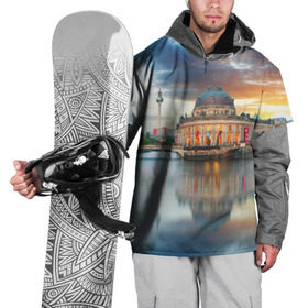 Накидка на куртку 3D с принтом Берлин (Германия) в Санкт-Петербурге, 100% полиэстер |  | germany | берлин | германия | путешествие