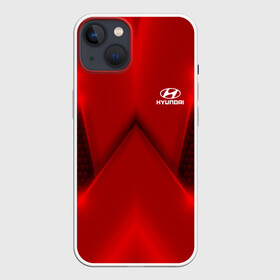 Чехол для iPhone 13 с принтом Hyundai car sport RED в Санкт-Петербурге,  |  | auto | automobile | car | carbon | hyundai | machine | motor | motor car | sport car | автомашина | бренд | легковой автомобиль | марка | спортивный автомобиль | тачка