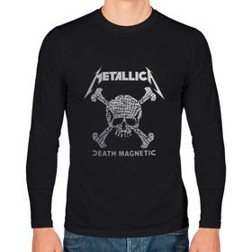 Мужской лонгслив хлопок с принтом Metallica, death magnetic в Санкт-Петербурге, 100% хлопок |  | Тематика изображения на принте: metallica | джеймс хэтфилд | кирк хэмметт | ларс ульрих | металлика | роберт трухильо | рок группа
