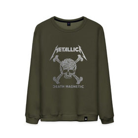 Мужской свитшот хлопок с принтом Metallica, death magnetic в Санкт-Петербурге, 100% хлопок |  | metallica | джеймс хэтфилд | кирк хэмметт | ларс ульрих | металлика | роберт трухильо | рок группа