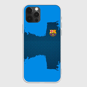 Чехол для iPhone 12 Pro Max с принтом BARCELONA SPORT BLUE в Санкт-Петербурге, Силикон |  | football | soccer | барселона