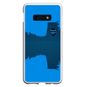 Чехол для Samsung S10E с принтом ARSENAL SPORT BLUE в Санкт-Петербурге, Силикон | Область печати: задняя сторона чехла, без боковых панелей | football | soccer | арсенал