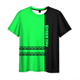 Мужская футболка 3D с принтом Green Day в Санкт-Петербурге, 100% полиэфир | прямой крой, круглый вырез горловины, длина до линии бедер | american | day | green | idiot | альтернативный | американ | билли джо армстронг | греен | грин | группа | дай | дей | зелёный день | майк дёрнт | музыка | панк | поп | поппанк | рок | тре кул