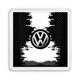 Магнит 55*55 с принтом Volkswagen в Санкт-Петербурге, Пластик | Размер: 65*65 мм; Размер печати: 55*55 мм | 