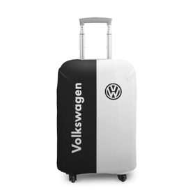 Чехол для чемодана 3D с принтом Volkswagen в Санкт-Петербурге, 86% полиэфир, 14% спандекс | двустороннее нанесение принта, прорези для ручек и колес | volkswagen | авто | автомобиль | вольксваген | лого | машина | фолькс ваген | фольксваген | эмблема