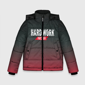 Зимняя куртка для мальчиков 3D с принтом Hard work pays off 3D RedB в Санкт-Петербурге, ткань верха — 100% полиэстер; подклад — 100% полиэстер, утеплитель — 100% полиэстер | длина ниже бедра, удлиненная спинка, воротник стойка и отстегивающийся капюшон. Есть боковые карманы с листочкой на кнопках, утяжки по низу изделия и внутренний карман на молнии. 

Предусмотрены светоотражающий принт на спинке, радужный светоотражающий элемент на пуллере молнии и на резинке для утяжки | Тематика изображения на принте: carbon | мотивация | спорт | цели
