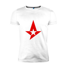 Мужская футболка премиум с принтом Team Astralis в Санкт-Петербурге, 92% хлопок, 8% лайкра | приталенный силуэт, круглый вырез ворота, длина до линии бедра, короткий рукав | Тематика изображения на принте: astralis
