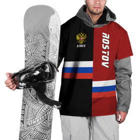 Накидка на куртку 3D с принтом ROSTOV (Ростов) в Санкт-Петербурге, 100% полиэстер |  | Тематика изображения на принте: 