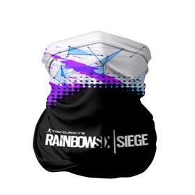 Бандана-труба 3D с принтом Rainbow Six Siege в Санкт-Петербурге, 100% полиэстер, ткань с особыми свойствами — Activecool | плотность 150‒180 г/м2; хорошо тянется, но сохраняет форму | action | game | rainbow six siege | tom clancys | игры | радуга | том кленси | шутер